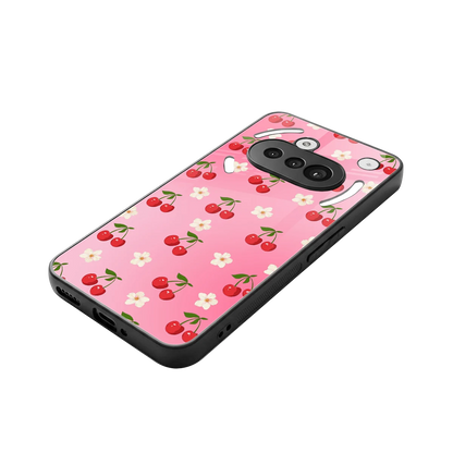 Berry Bliss stylish phone case for nothing phone 3a | glossy glass and slim fit