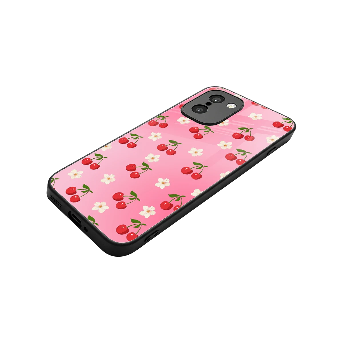 Berry Bliss stylish phone case for oneplus 15r | glossy glass and slim fit