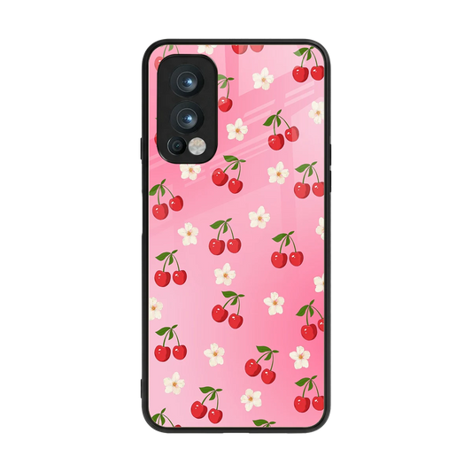 Berry Bliss back phone cover | glass case for oneplus nord 2