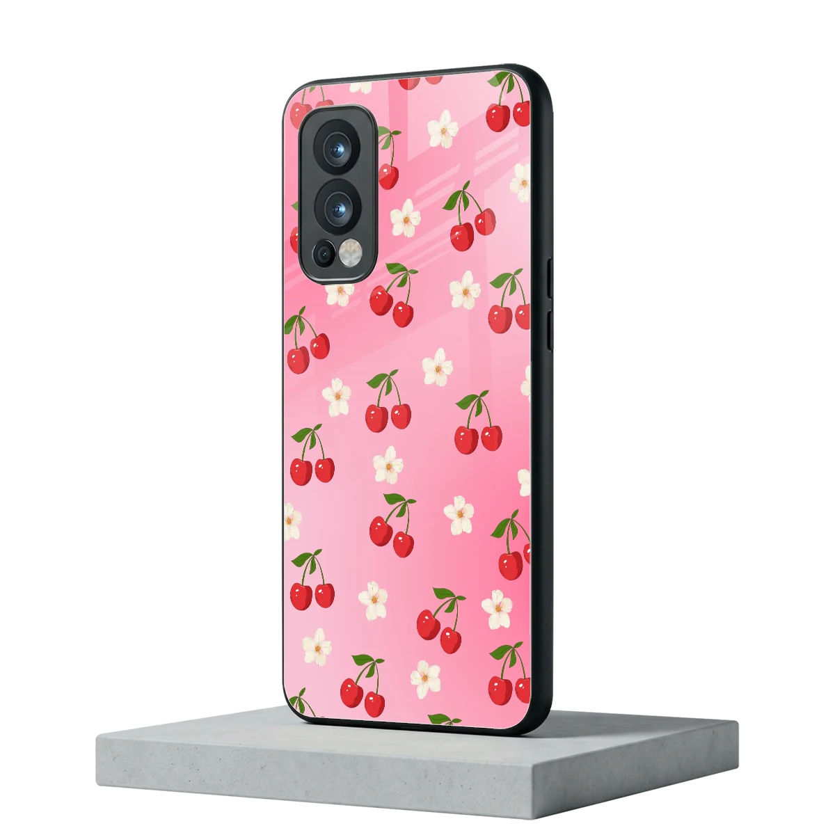 Berry Bliss oneplus nord 2 mobile cover | shockproof glass phone case