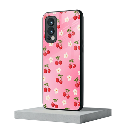 Berry Bliss oneplus nord 2 mobile cover | shockproof glass phone case