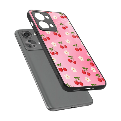 Berry Bliss sleek oneplus nord 2t cover with tempered glass back and TPU edges