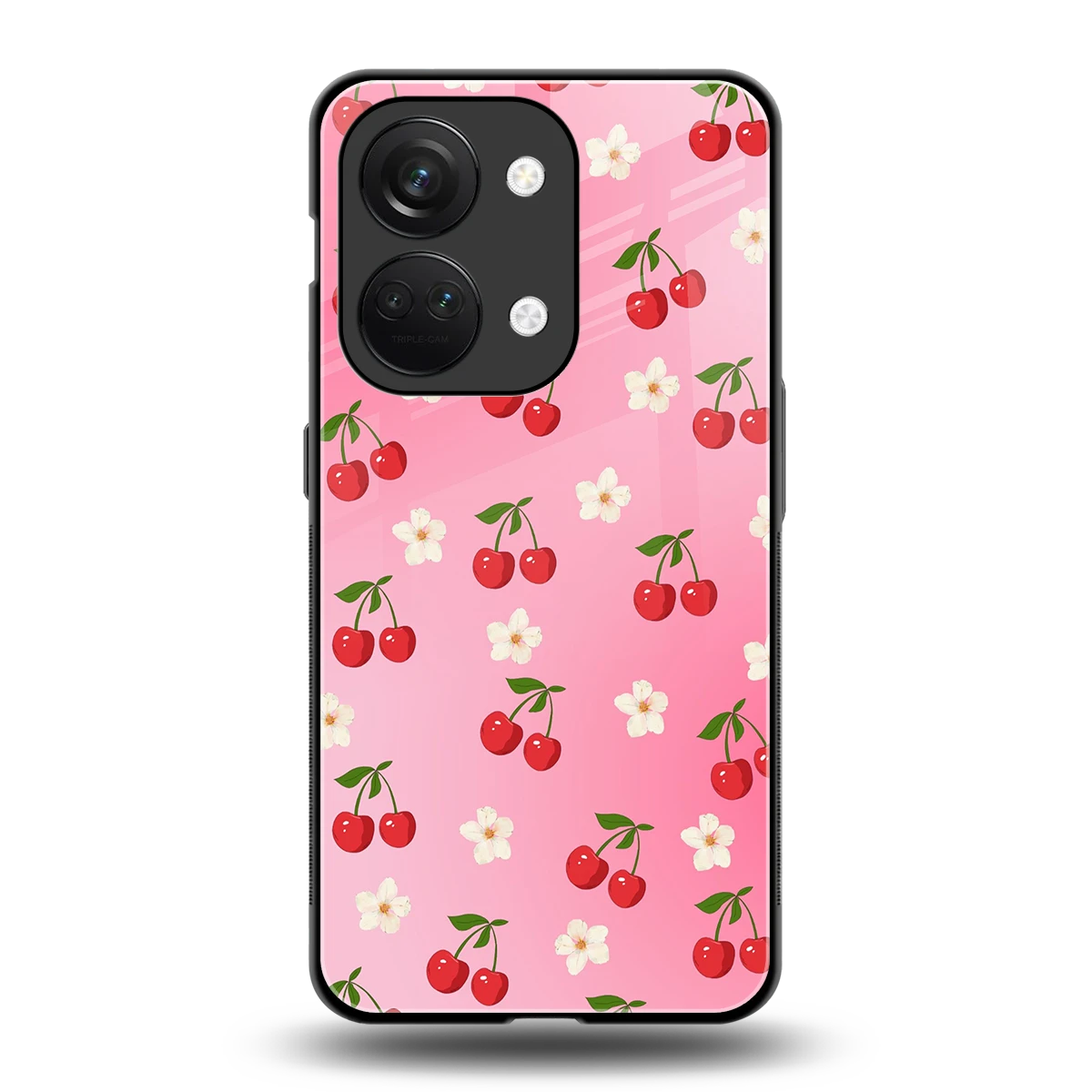 Berry Bliss back phone cover | glass case for oneplus nord 3