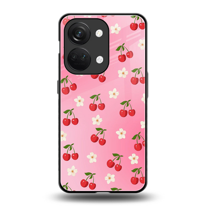 Berry Bliss back phone cover | glass case for oneplus nord 3