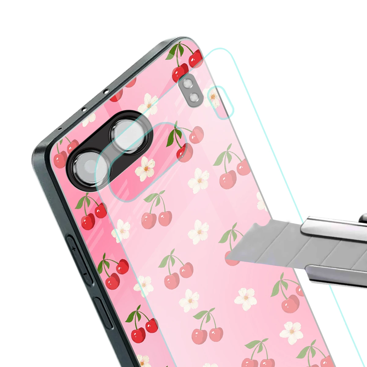 Berry Bliss stylish phone case for oneplus nord 4 | glossy glass and slim fit