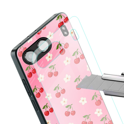 Berry Bliss stylish phone case for oneplus nord 4 | glossy glass and slim fit