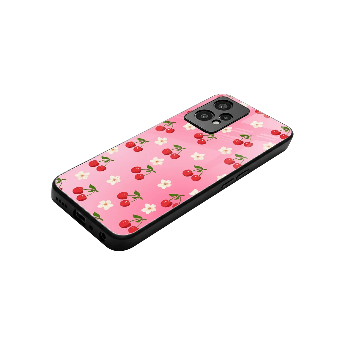 Berry Bliss stylish phone case for oneplus nord ce 2 lite | glossy glass and slim fit