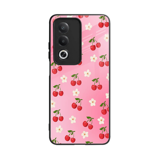 Berry Bliss back phone cover | glass case for oppo a3 pro