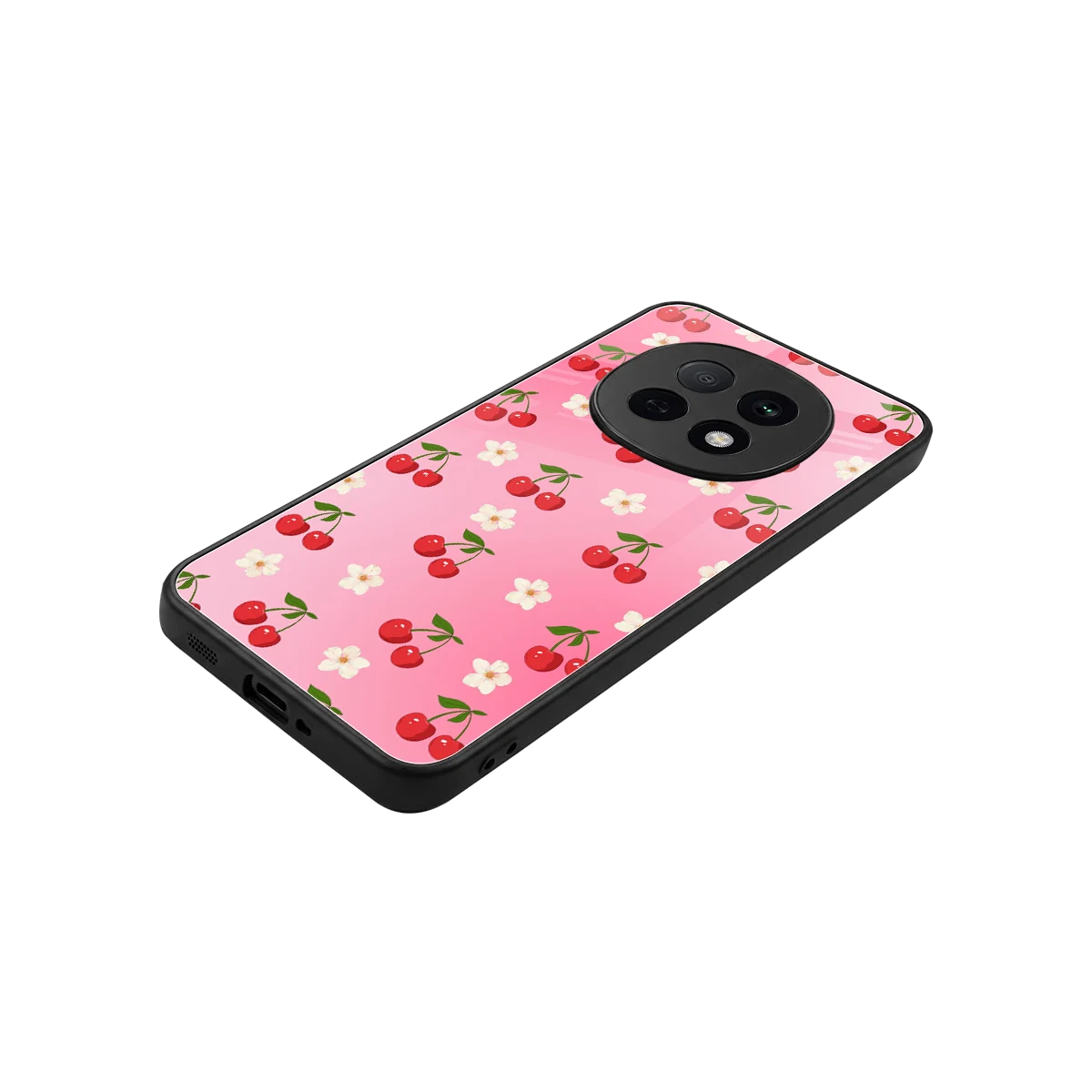 Berry Bliss stylish phone case for oppo f29 pro 5g | glossy glass and slim fit