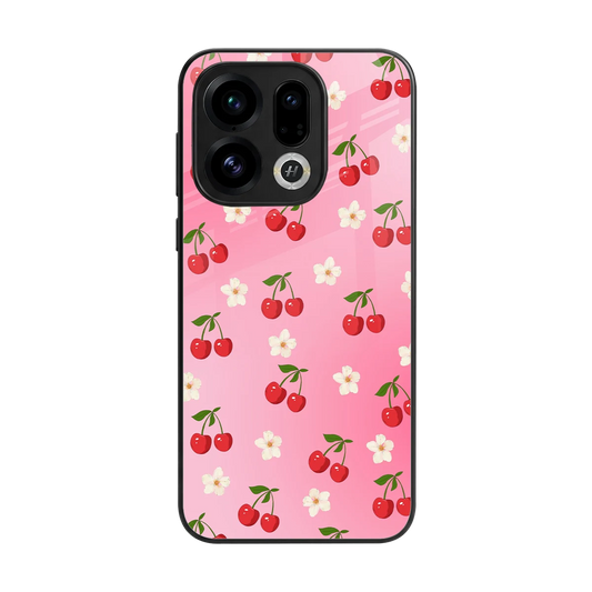 Berry Bliss back phone cover | glass case for oppo find x9