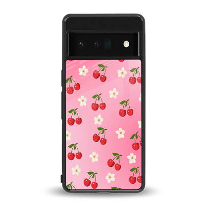 Berry Bliss back phone cover | glass case for google pixel 6 pro