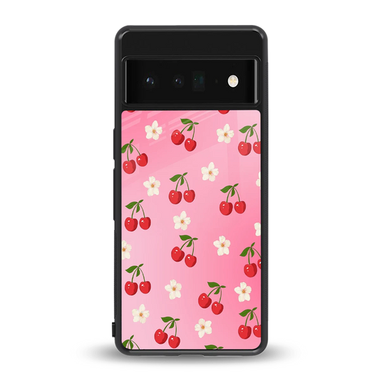 Berry Bliss back phone cover | glass case for google pixel 6 pro