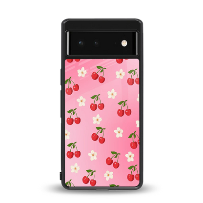 Berry Bliss back phone cover | glass case for google pixel 6a
