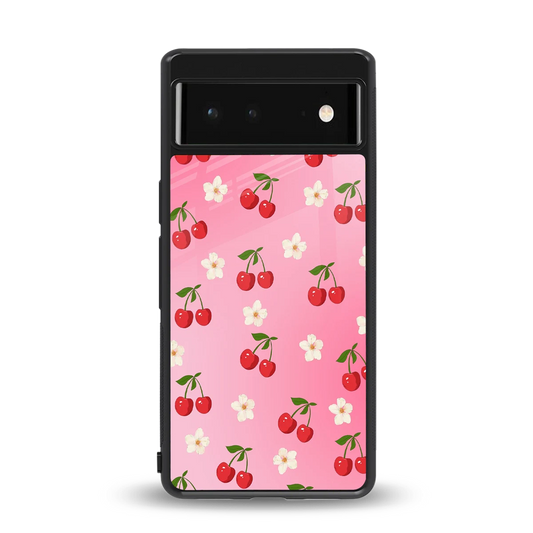 Berry Bliss back phone cover | glass case for google pixel 6a