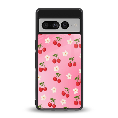 Berry Bliss back phone cover | glass case for google pixel 7 pro