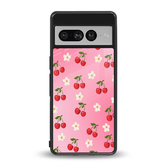 Berry Bliss back phone cover | glass case for google pixel 7 pro