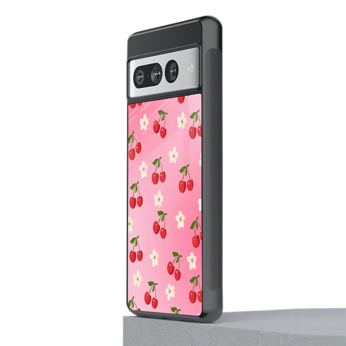 Berry Bliss stylish phone case for google pixel 7 pro | glossy glass and slim fit