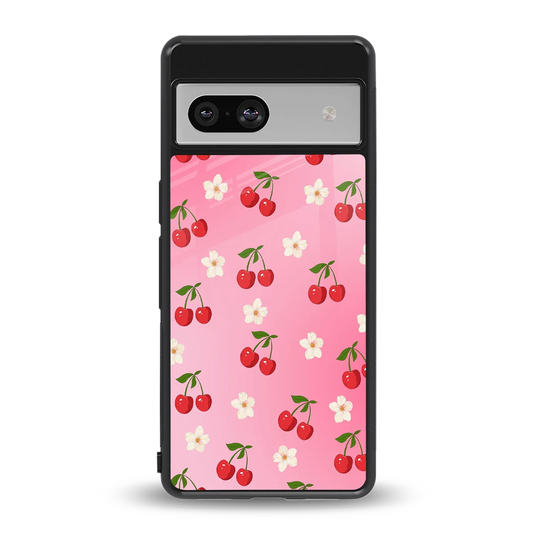 Berry Bliss back phone cover | glass case for google pixel 7a