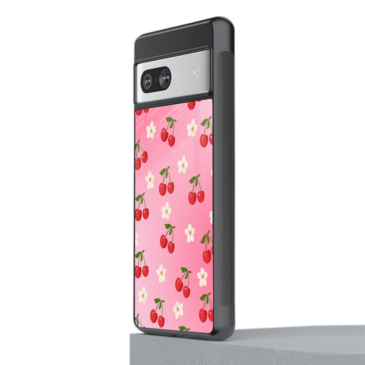 Berry Bliss stylish phone case for google pixel 7 | glossy glass and slim fit