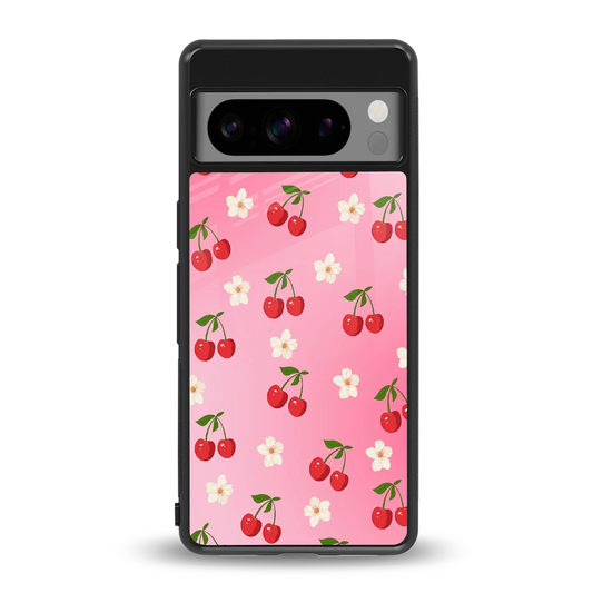 Berry Bliss back phone cover | glass case for google pixel 8 pro