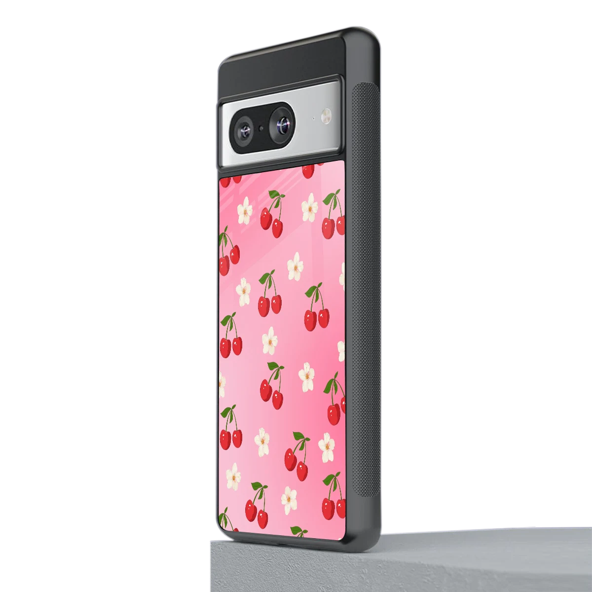 Berry Bliss stylish phone case for google pixel 8 | glossy glass and slim fit