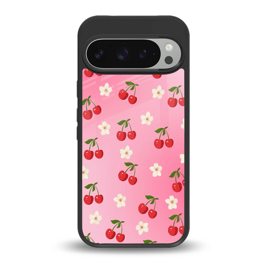 Berry Bliss back phone cover | glass case for google pixel 9 pro
