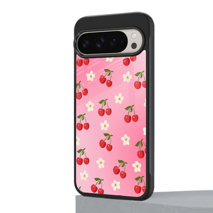 Berry Bliss google pixel 9 pro mobile cover | shockproof glass phone case