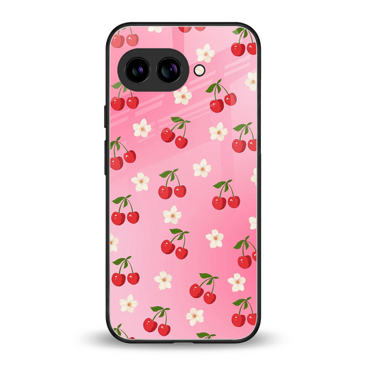 Berry Bliss back phone cover | glass case for google pixel 10a