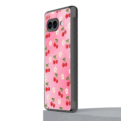 Berry Bliss google pixel 9a mobile cover | shockproof glass phone case