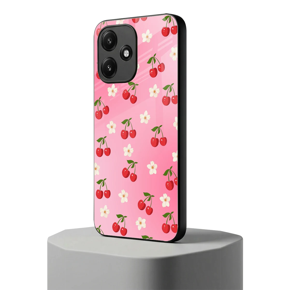 Berry Bliss redmi 12 5g mobile cover | shockproof glass phone case