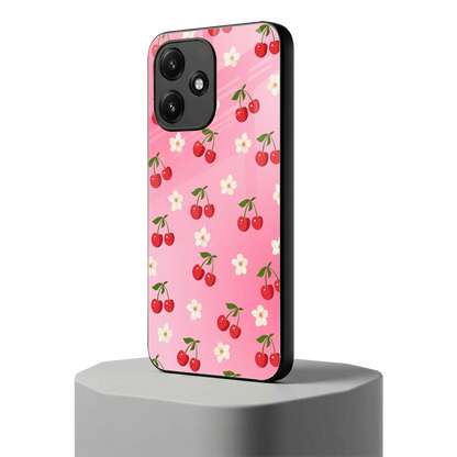 Berry Bliss redmi 12 5g mobile cover | shockproof glass phone case