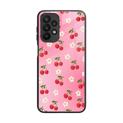 Berry Bliss back phone cover | glass case for samsung galaxy a23