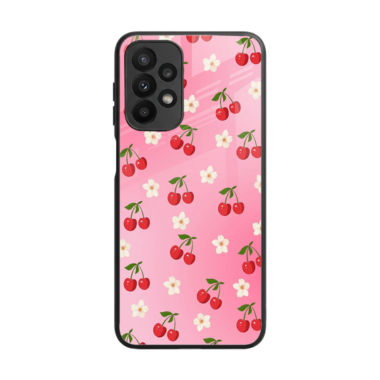 Berry Bliss back phone cover | glass case for samsung galaxy a23