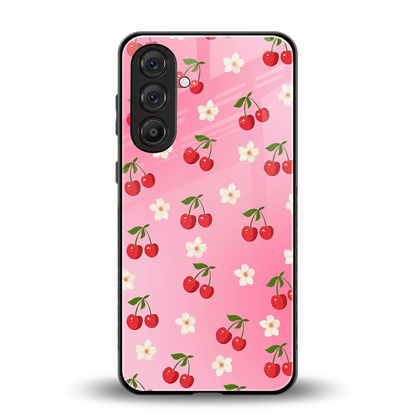 Berry Bliss back phone cover | glass case for samsung galaxy a37 5g