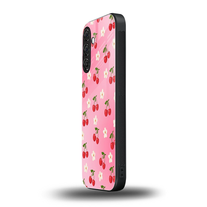 Berry Bliss samsung galaxy m36 5g mobile cover | shockproof glass phone case