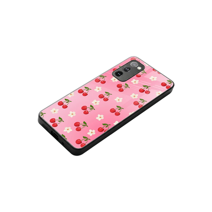 Berry Bliss stylish phone case for samsung galaxy s20 fe | glossy glass and slim fit