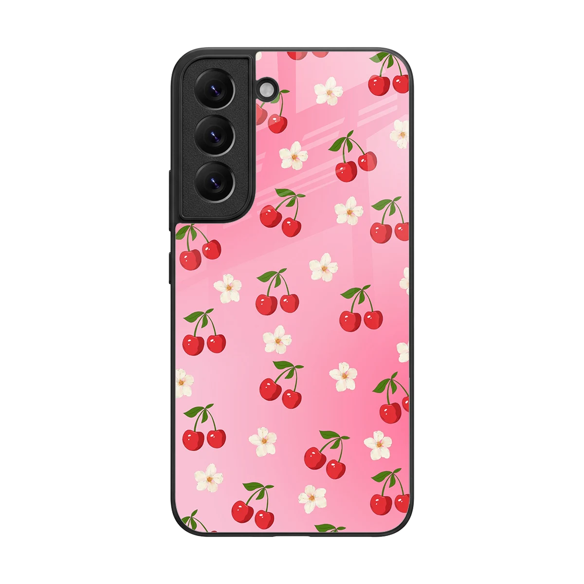 Berry Bliss back phone cover | glass case for samsung galaxy s22