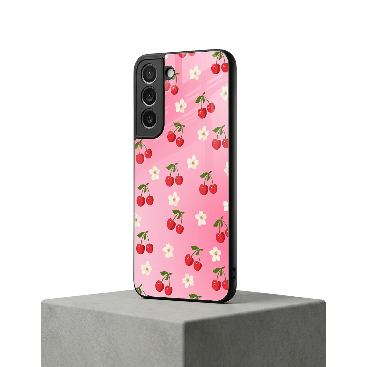 Berry Bliss samsung galaxy s22 mobile cover | shockproof glass phone case