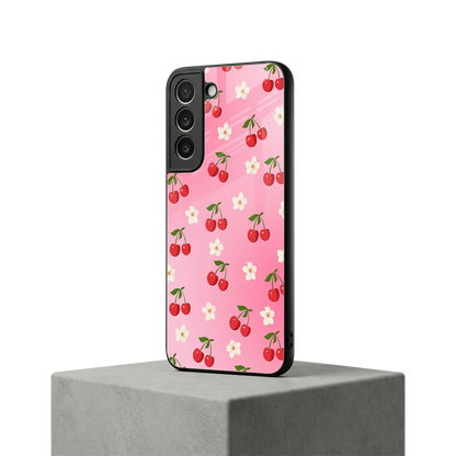 Berry Bliss samsung galaxy s22 mobile cover | shockproof glass phone case