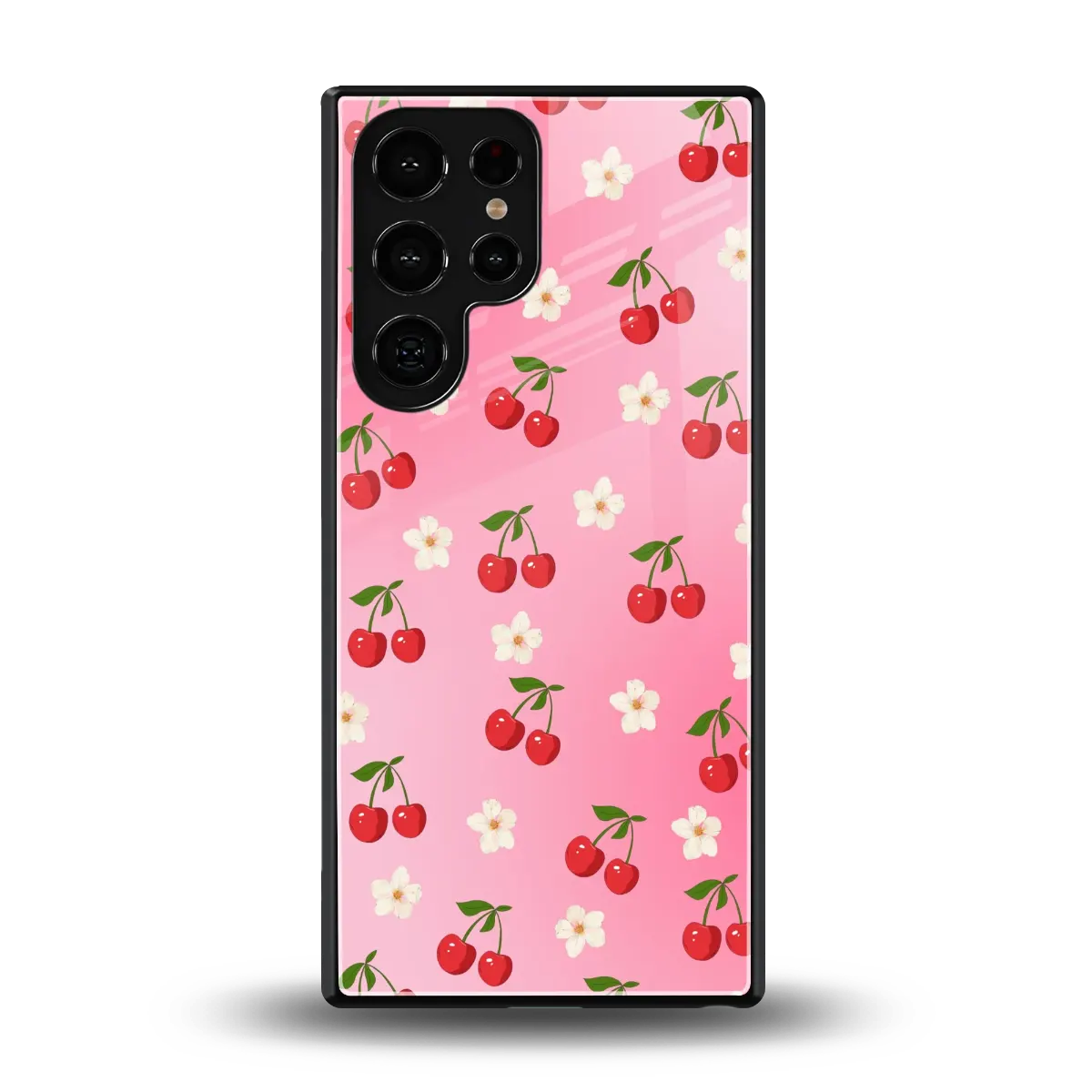 Berry Bliss back phone cover | glass case for samsung galaxy s25 ultra