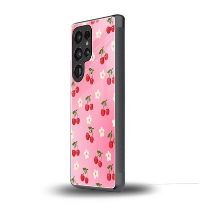 Berry Bliss samsung galaxy s25 ultra mobile cover | shockproof glass phone case