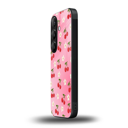 Berry Bliss samsung galaxy s24 mobile cover | shockproof glass phone case
