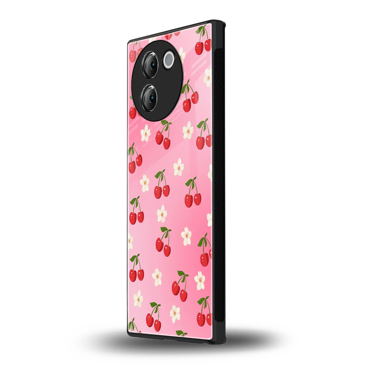 Berry Bliss vivo v30e mobile cover | shockproof glass phone case