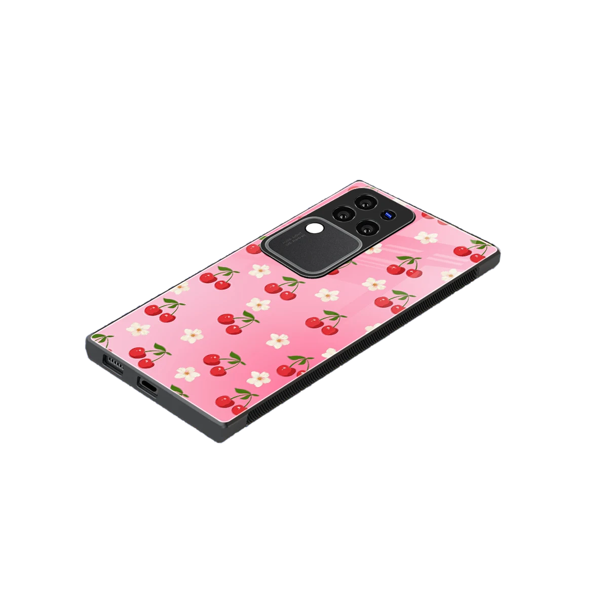 Berry Bliss stylish phone case forvivo v30 pro | glossy glass and slim fit