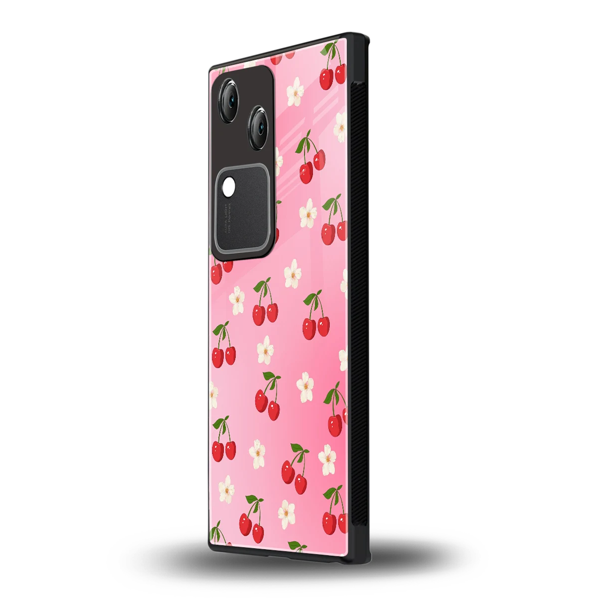 Berry Bliss vivo v30 mobile cover | shockproof glass phone case