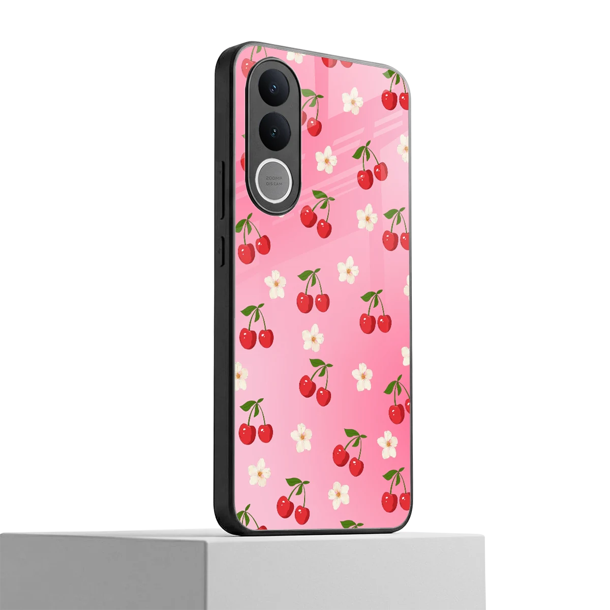 Berry Bliss vivo v70 fe mobile cover | shockproof glass phone case
