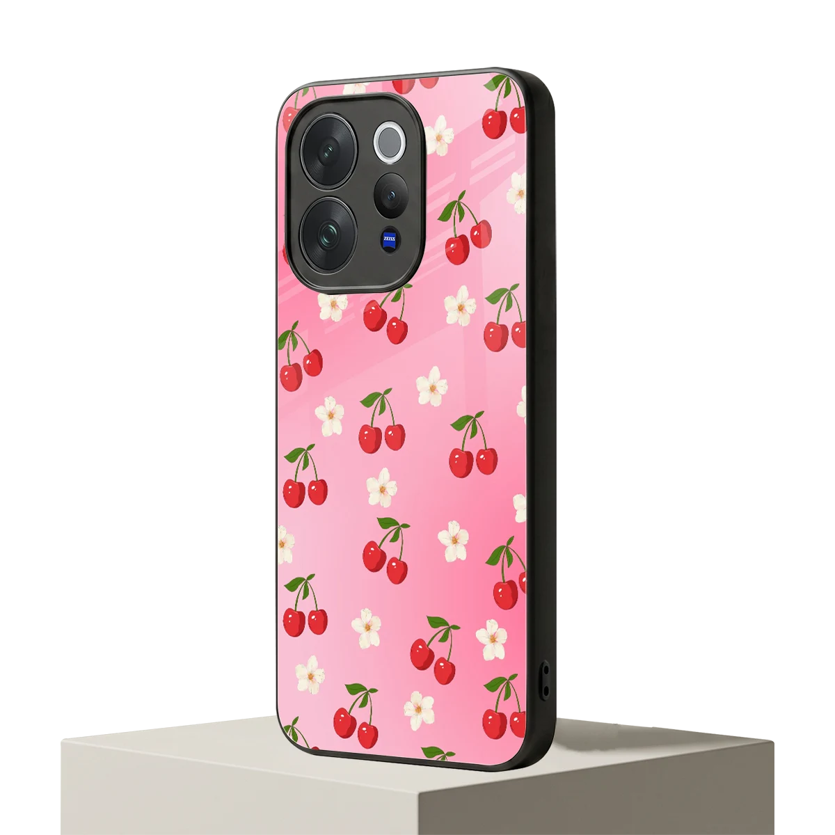 Berry Bliss vivo v70 elite mobile cover | shockproof glass phone case