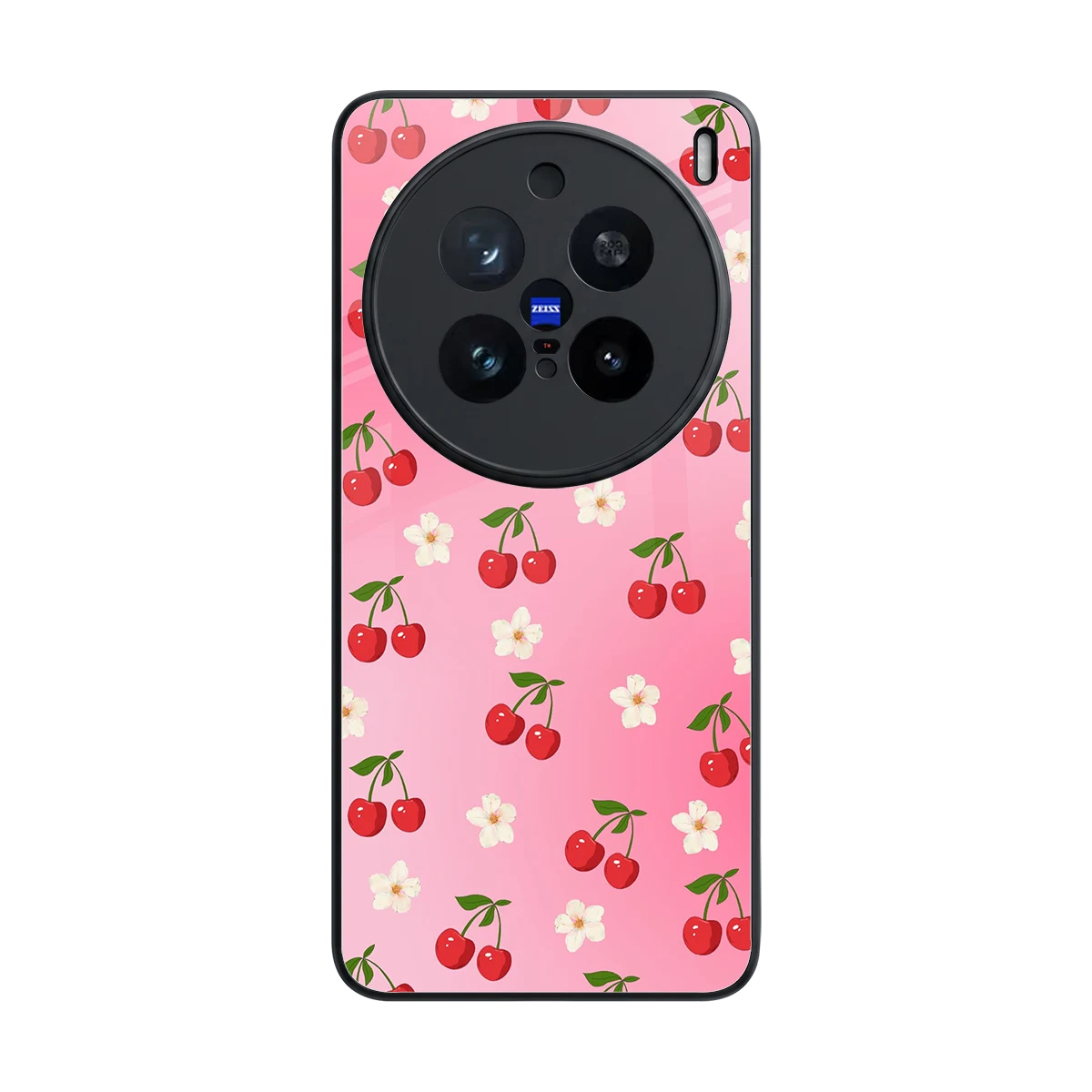 Berry Bliss back phone cover | glass case for vivo x200 pro