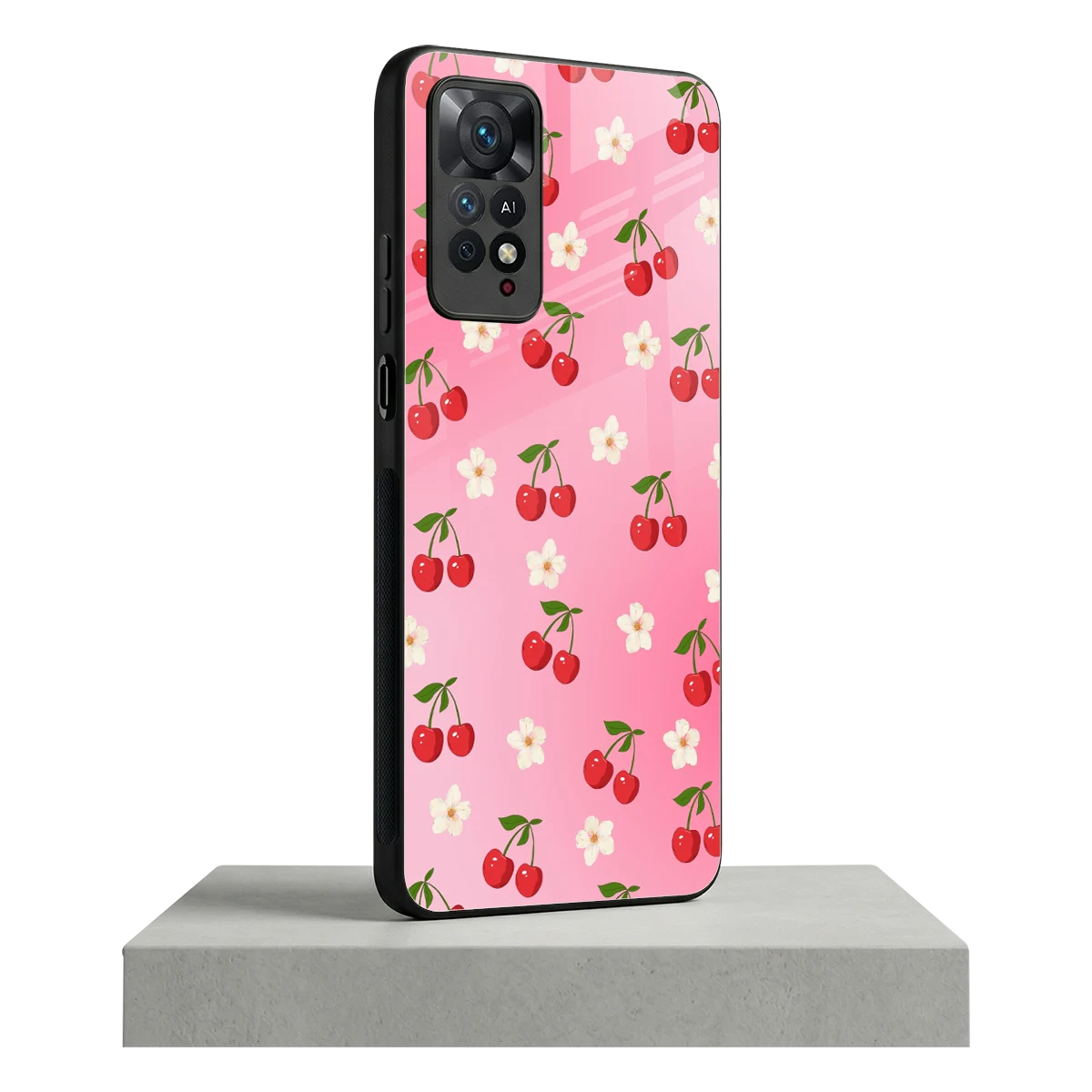 Berry Bliss redmi note 11 pro mobile cover | shockproof glass phone case
