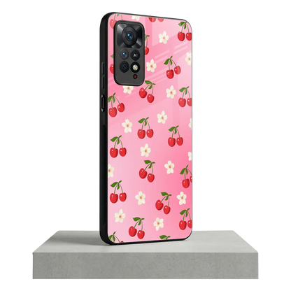 Berry Bliss redmi note 11 pro mobile cover | shockproof glass phone case